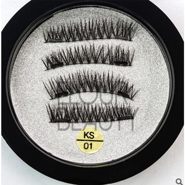 Newest silk magnetic eyelashes China factory wholesale EA33